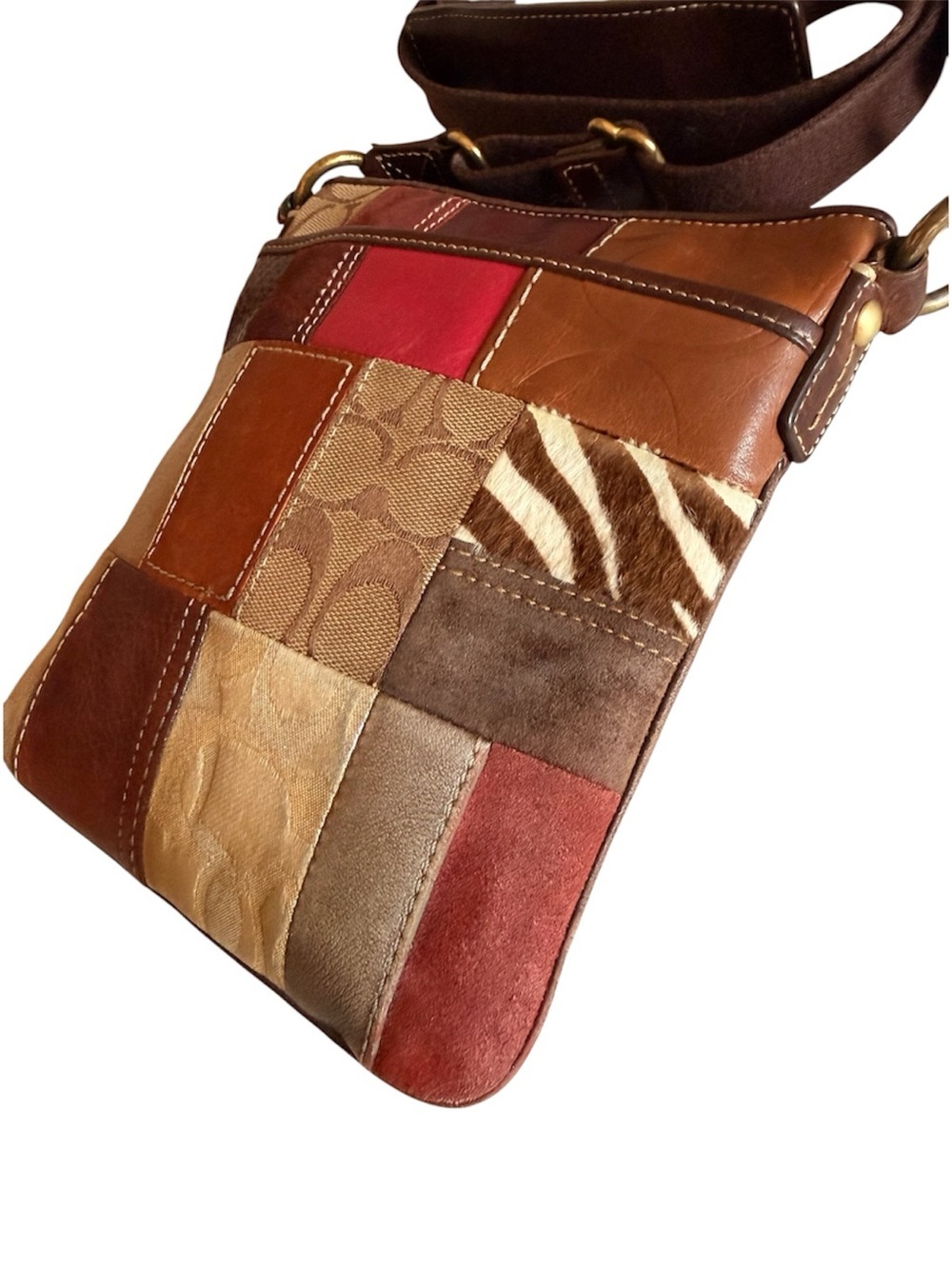 Coach Multicolor Patchwork Crossbody Bag - Picture 5 of 10